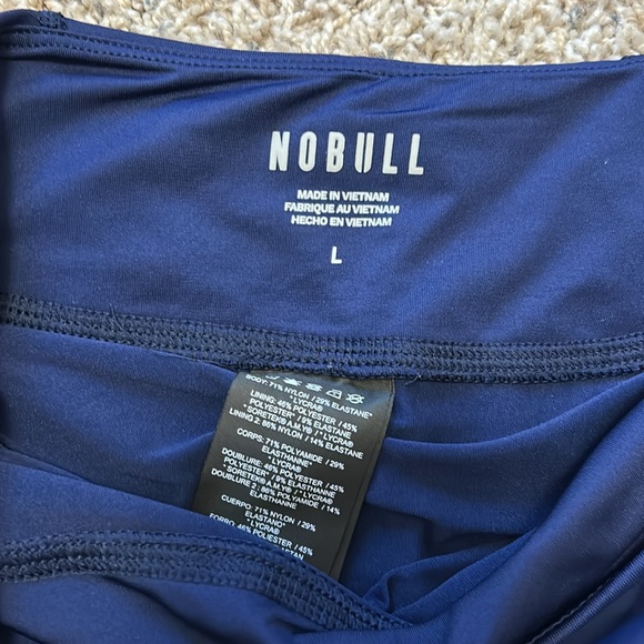 NOBULL women’s pace short 3” - navy - Picture 2 of 4